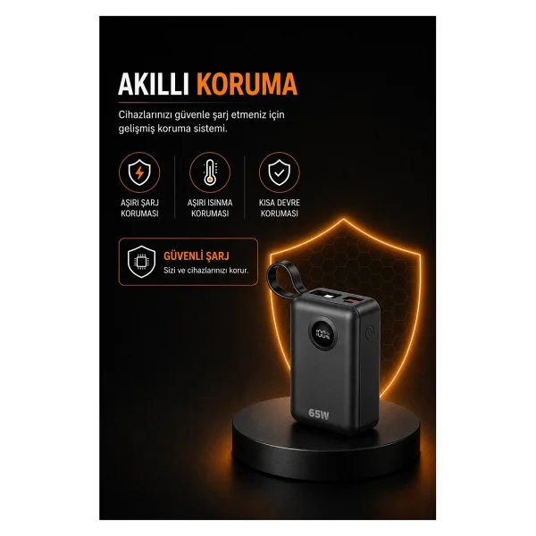 Dexim CZ03 DCA0071 20000 mAh Powerbank - Görsel 5