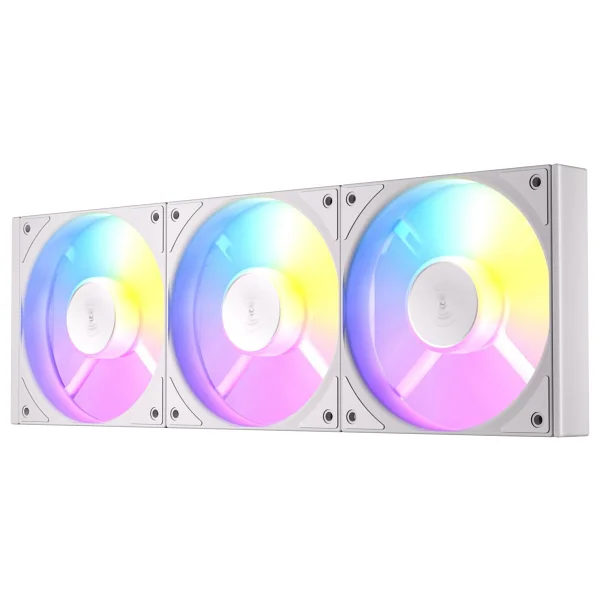 Antec C120 ARGB 120mm 1500 RPM PWM Beyaz Kasa Fanı 3'lü Paket - Görsel 3