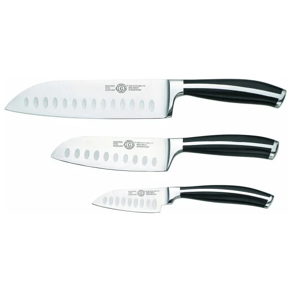 GGS Solingen Germany Solingen Santoku Şef Bıçağı 3'lü Set - Görsel 2
