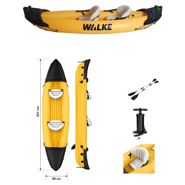 Walke 15101 Premium 321 cm 2 Kişilik Şişme Kano - Görsel 2