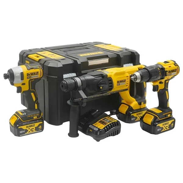 Dewalt DCK369M3T 3 Akülü 4 Ah Elektrikli El Aletleri Seti - Görsel 2