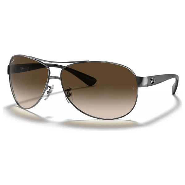 Ray-Ban 3386 004/13 Gunmetal-Brown Erkek Güneş Gözlüğü - Görsel 2
