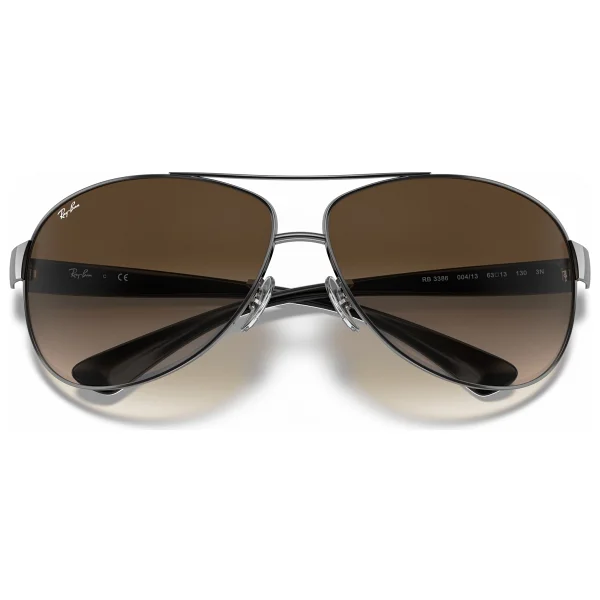 Ray-Ban 3386 004/13 Gunmetal-Brown Erkek Güneş Gözlüğü - Görsel 6