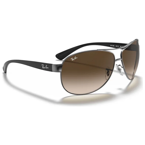 Ray-Ban 3386 004/13 Gunmetal-Brown Erkek Güneş Gözlüğü - Görsel 7