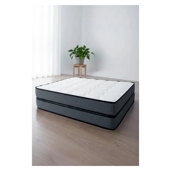 Bonbon Katlanır Yatak 90X200 - Ortopedik Sert Sünger, Katlanabilir Yer Yatağı, Yer Minderi - 90 x 200 cm - Gri - Görsel 2