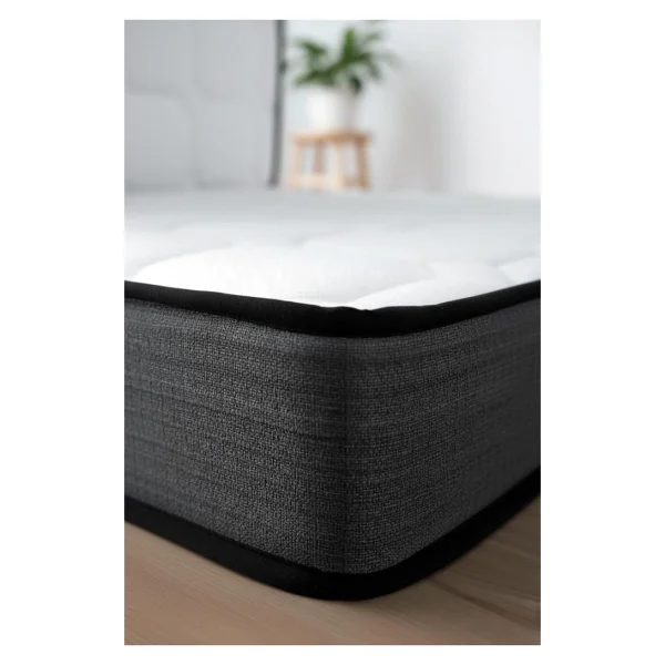 Bonbon Katlanır Yatak 90X200 - Ortopedik Sert Sünger, Katlanabilir Yer Yatağı, Yer Minderi - 90 x 200 cm - Gri - Görsel 6