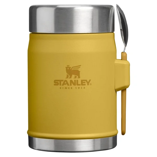 Stanley The Legendary Food Jar + Spork 0.4L / 14Oz Dijon Termos As10113530109 - Görsel 4