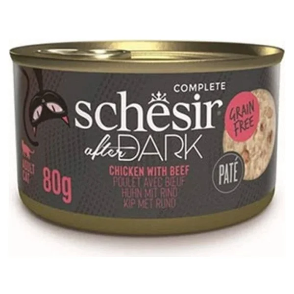 Schesir After Dark Pate 80 gr Yetişkin Konserve Kedi Maması - Görsel 4