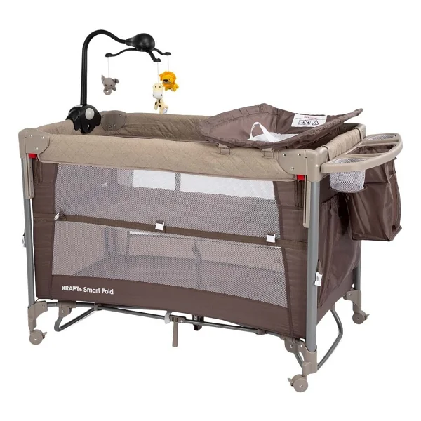 Kraft Smart Fold Bej Anne Yanı Oyun Parkı - Görsel 10