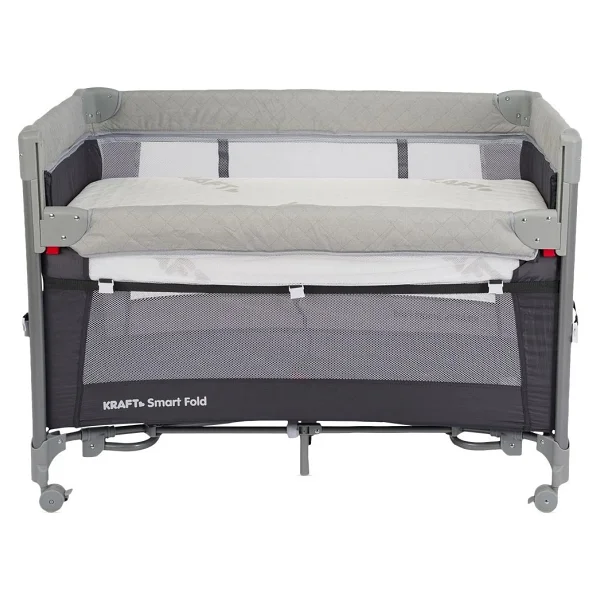 Kraft Smart Fold Gri Anne Yanı Oyun Parkı - Görsel 6