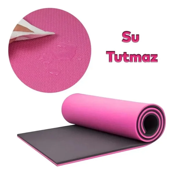 10Mm Yoga Mati Pembe - Görsel 10