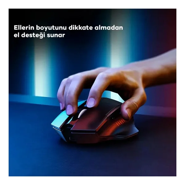 Inphic Pm6 Kablosuz Fare, Şarj Edilebilir Sessiz Kullanım 2.4g 700 Mah USB Mouse - Siyah - Görsel 2