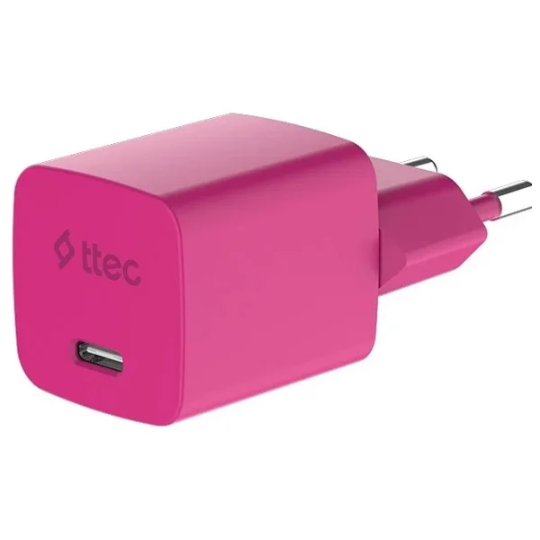 Ttec SmartCharger 2SCG20LNP 20 W Pembe Lightning Kablolu Hızlı Şarj Aleti - Görsel 6