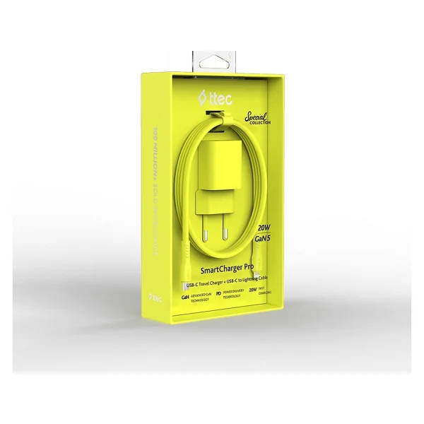 Ttec SmartCharger 2SCG20LNS 20 W Sarı Lightning Kablolu Hızlı Şarj Aleti - Görsel 9