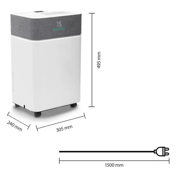 Trotec TTK 63 E WiFi 20 lt Nem Alma Cihazı - Görsel 8