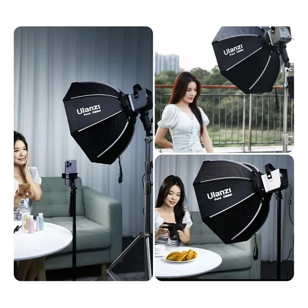 Ulanzi 40cm Mini Bowens Mount Qr Octagon Softbox - Görsel 5
