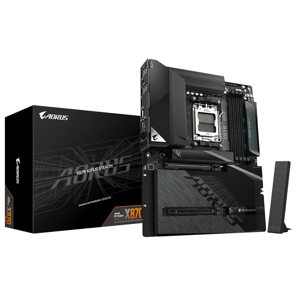 Gigabyte X870 Aorus Stealth Wi-Fi AMD AM5 DDR5 ATX Anakart - Görsel 7