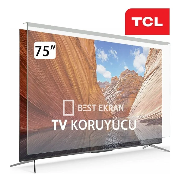 TCL 75C6K TV EKRAN KORUYUCU - TCL 75" inç 190cm 75C6KGTV LED Tv Ekran Koruyucu - Görsel 8