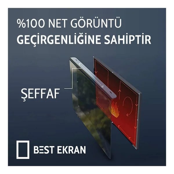 TCL 75C6K TV EKRAN KORUYUCU - TCL 75" inç 190cm 75C6KGTV LED Tv Ekran Koruyucu - Görsel 2