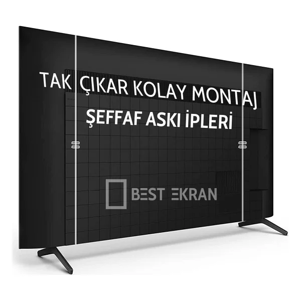 TCL 75C6K TV EKRAN KORUYUCU - TCL 75" inç 190cm 75C6KGTV LED Tv Ekran Koruyucu - Görsel 4