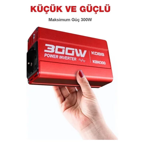 Kobb KBN300 12V/220V 300WATT Modifiye Sinüs Dönüştürücü Invertör - Genel - Görsel 4