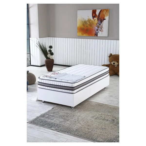 Asroyallüks Nano Full Ortopedik Yaylı Yatak Ölçü Seçenekli, Çift Taraflı Kullanım (20 Cm) - 90 x 190 cm - Görsel 8