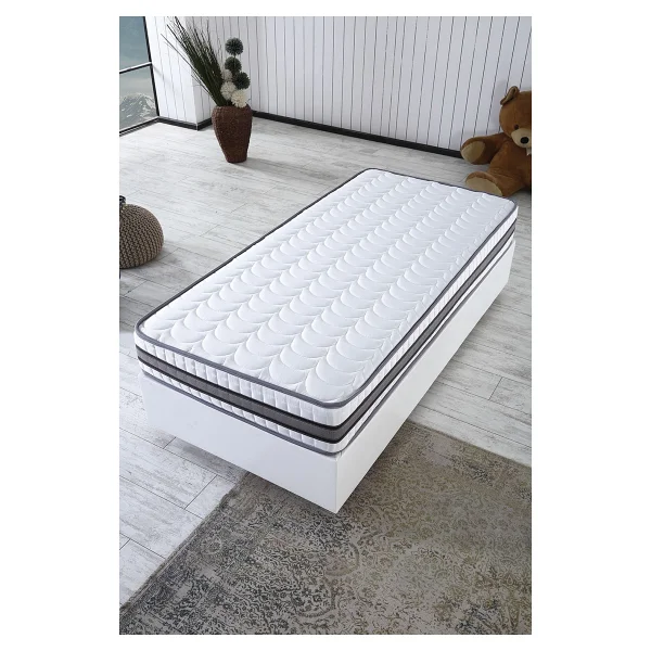 Asroyallüks Nano Full Ortopedik Yaylı Yatak Ölçü Seçenekli, Çift Taraflı Kullanım (20 Cm) - 90 x 190 cm - Görsel 2