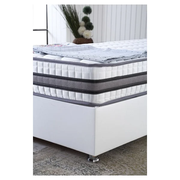 Asroyallüks Nano Full Ortopedik Yaylı Yatak Ölçü Seçenekli, Çift Taraflı Kullanım (20 Cm) - 90 x 190 cm - Görsel 5