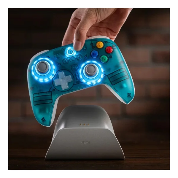 8Bitdo Ultimate 2 Açık Mavi Kablolu/Kablosuz PC Oyun Kolu - Görsel 3