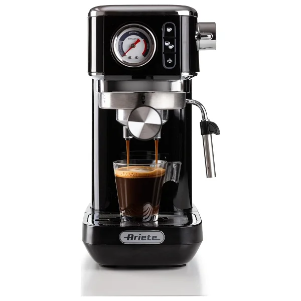 Ariete Moderna Slim 1381/32 Siyah Manuel Espresso Makinesi - Görsel 7