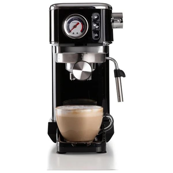 Ariete Moderna Slim 1381/32 Siyah Manuel Espresso Makinesi - Görsel 8