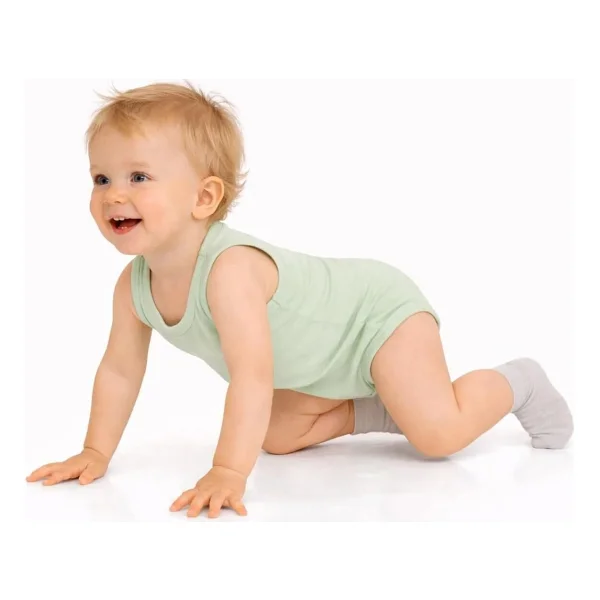 Civil Baby 3'lü Karışık Renk 3-36 Ay Çıtçıtlı Badi - Bej 18-24 Ay - Görsel 6