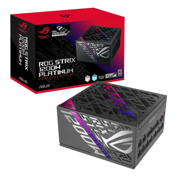 Asus ROG Strix Equalizer ROG-STRIX-1200P-GAMING-E Gen5.1 1200 W Power Supply - Görsel 3