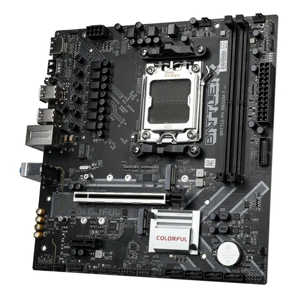 Colorful BATTLE-AX B650M-T V14 AMD AM5 DDR5 Micro ATX Anakart - Görsel 4