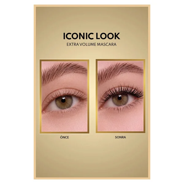 Note Iconic Look Yoğun Hacim Etkili Siyah Maskara - Görsel 5