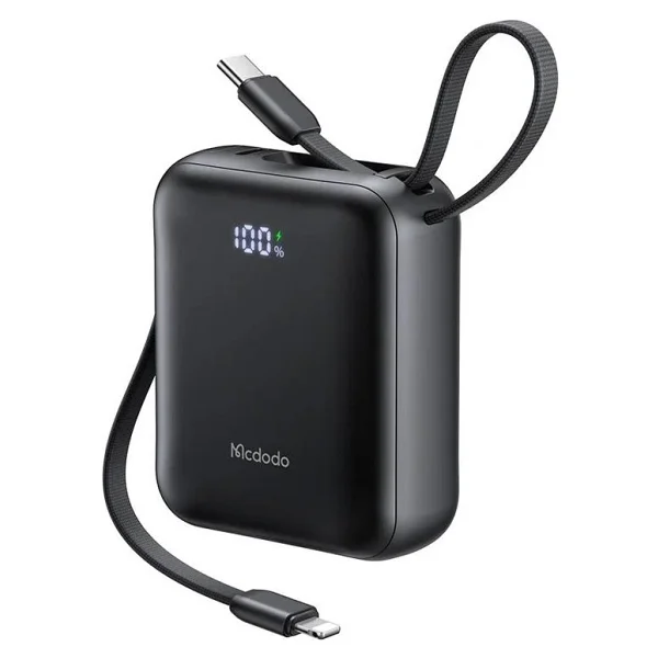 Mcdodo MC-8620 10000 mAh Hızlı Şarj Kablolu Powerbank - Görsel 6