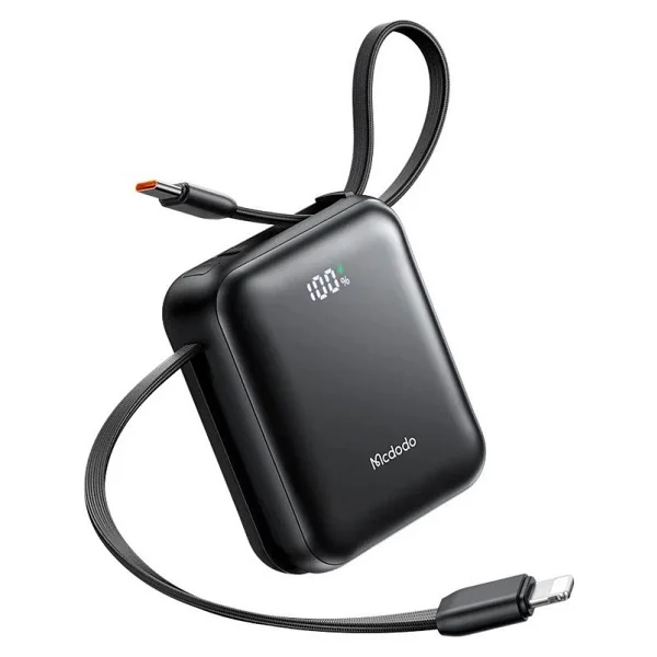 Mcdodo MC-8620 10000 mAh Hızlı Şarj Kablolu Powerbank - Görsel 2