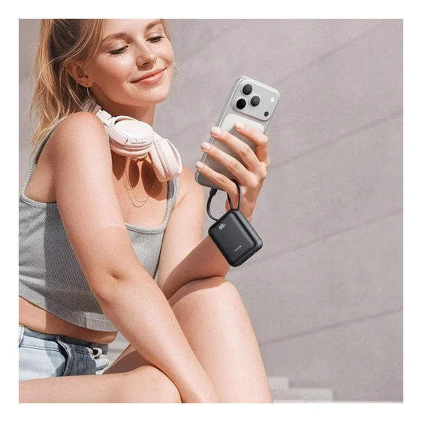 Mcdodo MC-8620 10000 mAh Hızlı Şarj Kablolu Powerbank - Görsel 3