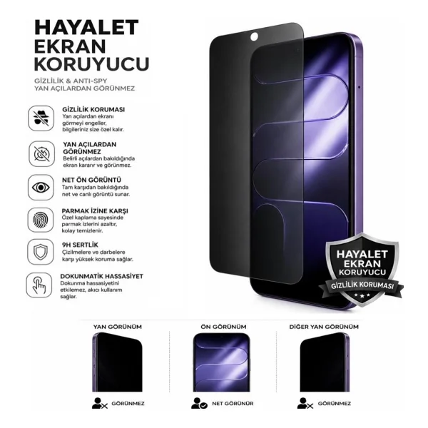 Engo Tecno Spark 50 5G Hayalet Ekran Koruyucu Nano Şeffaf (KN8) - Görsel 3