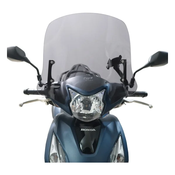 GP Kompozit Honda Dio 2021-2025 Uyumlu Kısa Ön Cam Füme 41 cm - Görsel 2