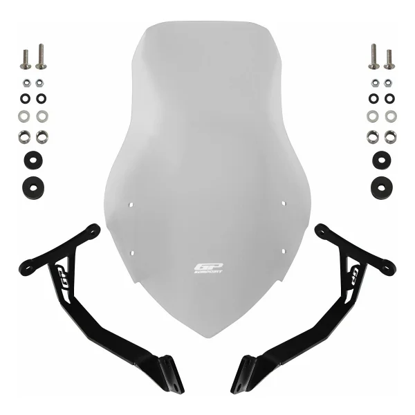 GP Kompozit Honda CB125F 2023-2024 Uyumlu Tur Camı Şeffaf 60 cm - Görsel 7