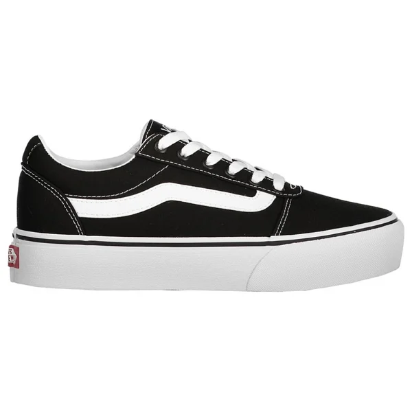 Vans Ward Platform VN0A3TLC1871 Siyah-Beyaz Kadın Spor Ayakkabı - Görsel 7