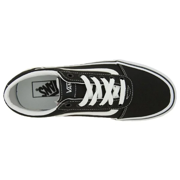 Vans Ward Platform VN0A3TLC1871 Siyah-Beyaz Kadın Spor Ayakkabı - Görsel 4