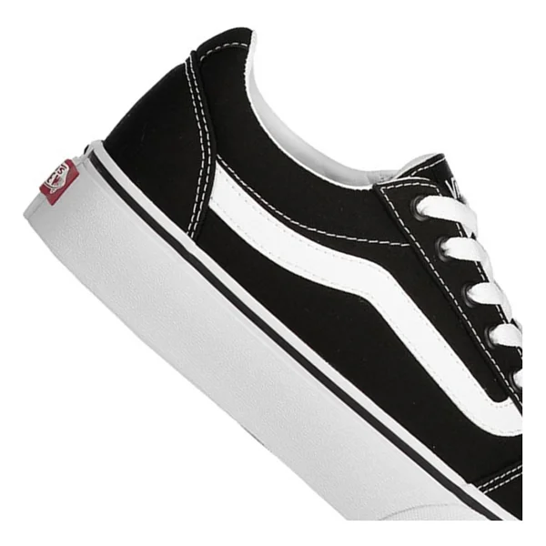 Vans Ward Platform VN0A3TLC1871 Siyah-Beyaz Kadın Spor Ayakkabı - Görsel 6