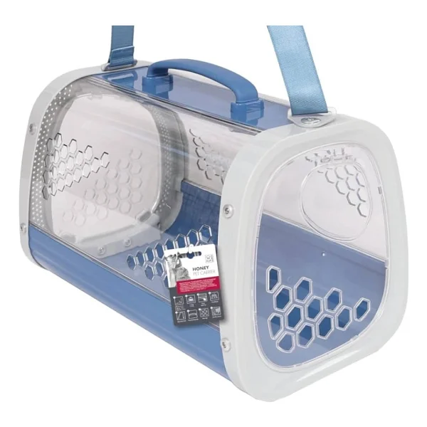 M-Pets Honey 59.1x38.1x35.4 cm Mavi Kedi ve Küçük Irk Köpekler için Taşıma Çantası - Görsel 6