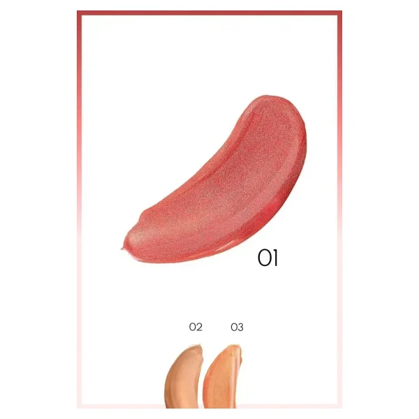 Note Drop Işıltılı 01 Pearl Rose Likit Highlighter - Görsel 4