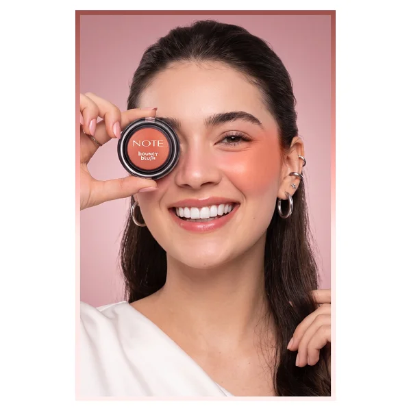 Note Bouncy Blush 03 Coral Bliss Krem Allık - Görsel 5