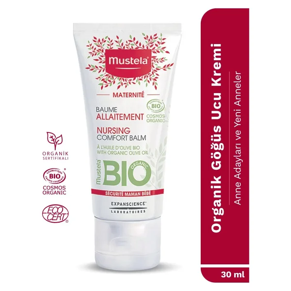 Mustela %100 Doğal İçerikli Emzirme Uyumlu Organik Sertifikalı Göğüs Ucu Kremi 30 ml - Görsel 2