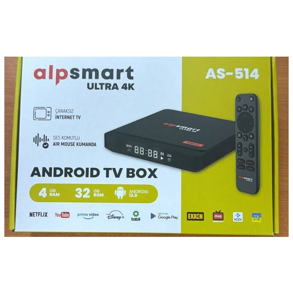 Alpsmart AS514 32 GB 4K Android TV Box - Görsel 5