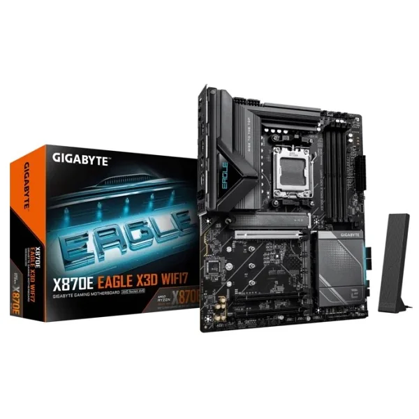 Gigabyte X870E Eagle X3D WIFI7 AMD AM5 DDR5 ATX Anakart - Görsel 4